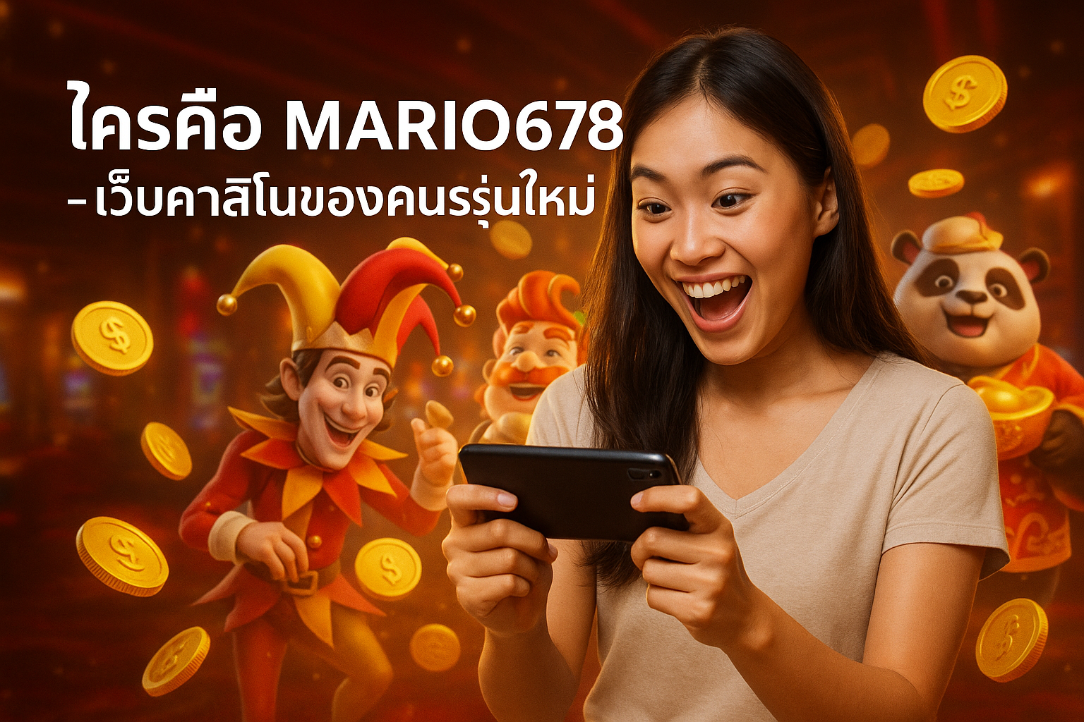 ใครคือ MARIO678 – เว็บคาสิโนของคนรุ่นใหม่