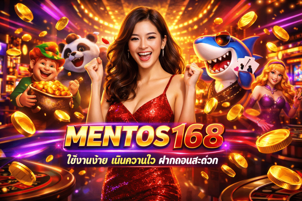MENTOS168 ใช้งานง่าย เน้นความไว ฝากถอนสะดวก