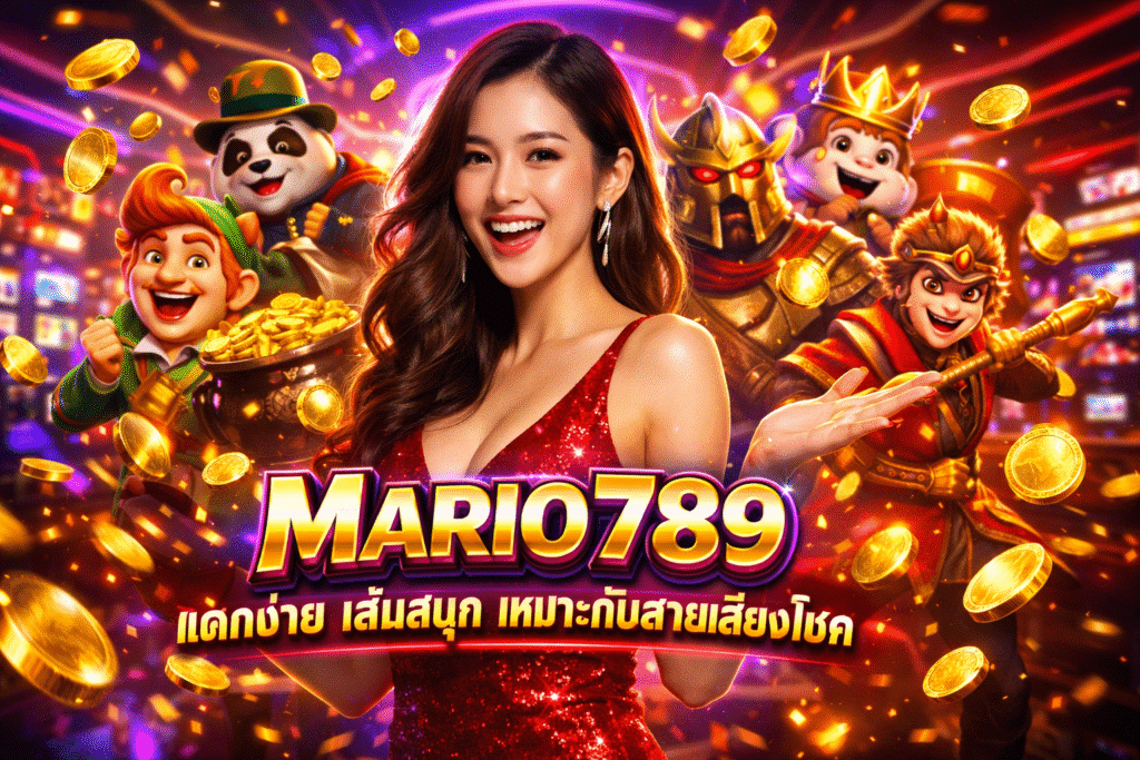 MARIO789 แตกง่าย เล่นสนุก เหมาะกับสายเสี่ยงโชค